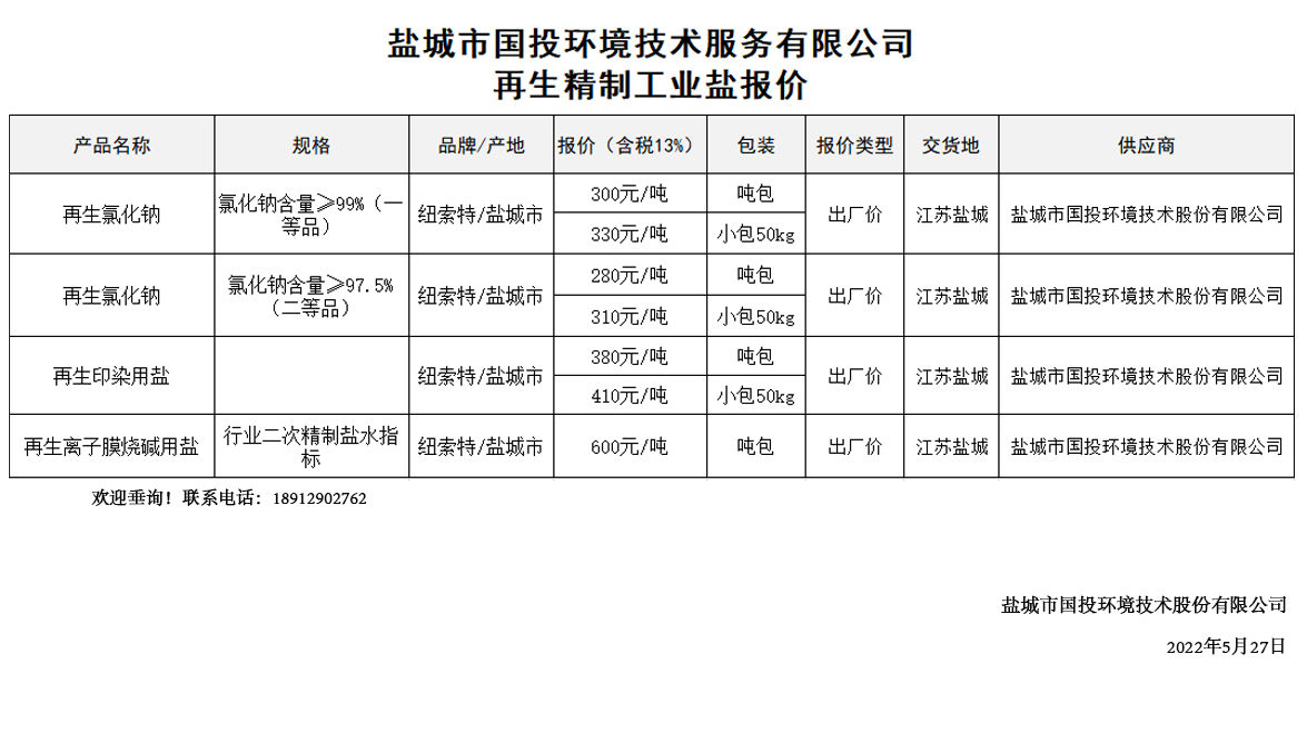 废盐处置